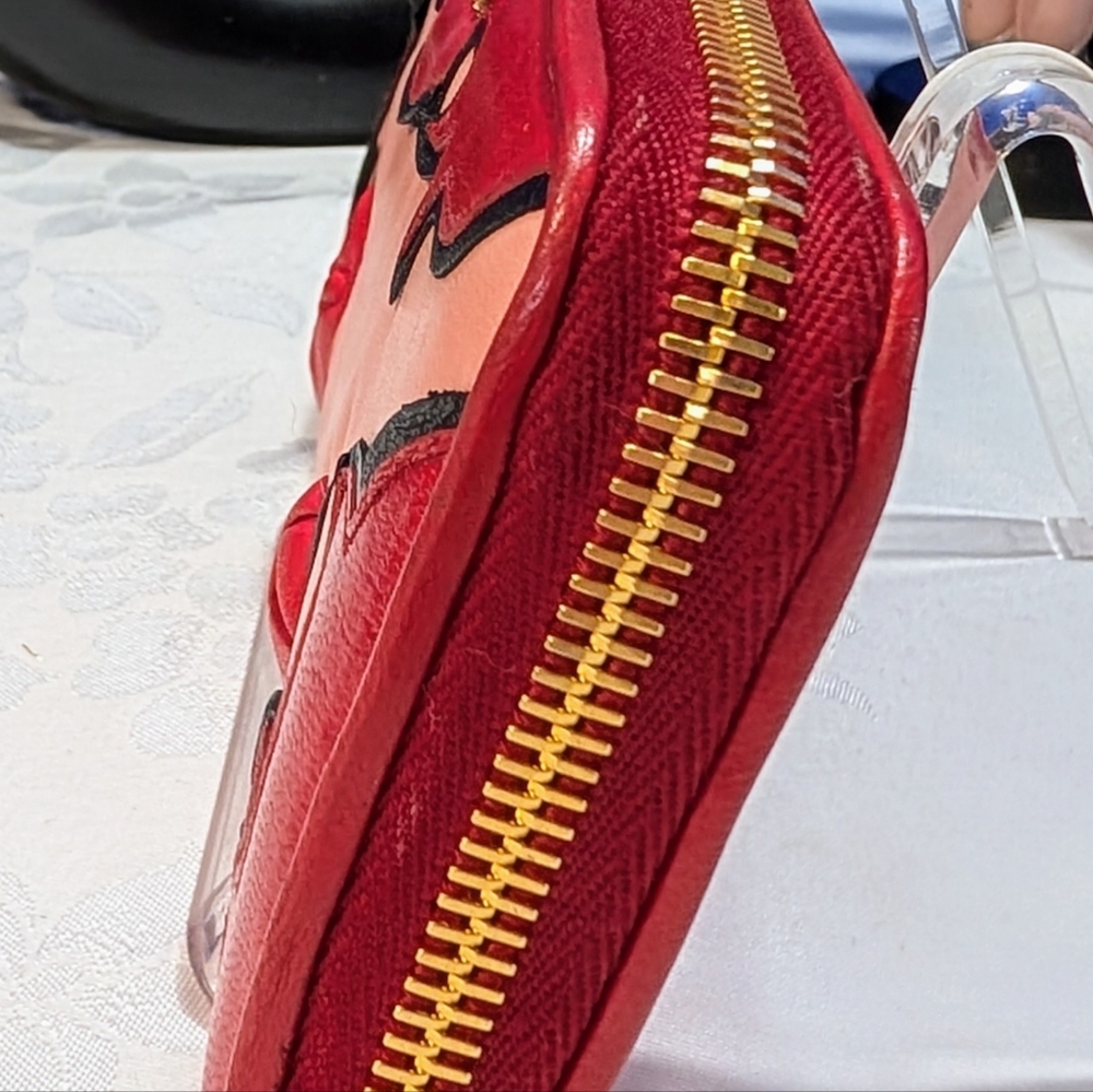 Miu Miu Pink and Red Western Design Wallet - Picture 10 of 14